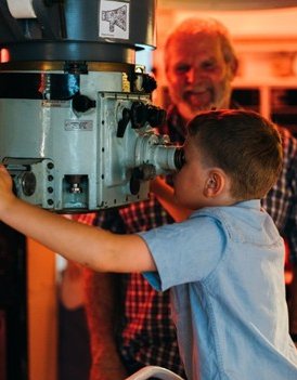 Oberon Control Room Model at the Holbrook Submarine Museum